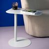 NOORA Side Table - White - Scandinavian White - Height 50 cm Bild 2