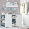 roba Kinderzimmerset 'Constantin' 3-teilig - Bett 70 x 140 - Kleiderschrank 3-türig - Weiß Bild 3