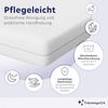 Träumegut24 AquaFlex 7-Zonen Matratze 120x200 cm | H3&H4 | Ergonomische Kaltschaummatratze | Hypoallergen & Antibakteriell | Bezug abnehmbar & waschbar | Oeko-TEX® | (19cm, 120x200 cm) Bild 4