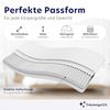 Träumegut24 AquaFlex 7-Zonen Matratze 120x200 cm | H3&H4 | Ergonomische Kaltschaummatratze | Hypoallergen & Antibakteriell | Bezug abnehmbar & waschbar | Oeko-TEX® | (19cm, 120x200 cm) Bild 2