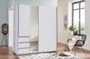 Schwebetürenschrank >Stade< in WEISS und Spiegel - 168x198x63cm (BxHxT) Bild 2