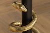 riess-ambiente Beistelltisch WILDLIFE SNAKE 55cm weiß / schwarz / gold · Wohnzimmertisch mit Marmor (Einzelartikel, 1-St), Marmor-Tischplatte · Metall-Gestell · Schlangen-Skulptur · handmade Bild 4