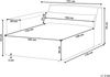 Chaiselongue hellbraun rechtsseitig HELLNAR Bild 3