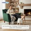 Relaxdays Sitzhocker mit Teddyfell Bild 3