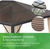 Leco Profi-Pavillon, Aluminium / Stahl braun / beige, 300x365 cm Bild 3