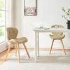 Esszimmerstuhl Älmhult 6-er Set 78x47x52 cm Kunstleder Beige [en. casa] Bild 2