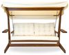 Westmann Holz Hollywoodschaukel, Holz beige, 237 x 115 x 175 cm Bild 2