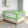 vidaXL Kleinkind Bettschutzgitter Bettgitter Kinderbettgitter Babybettgitter Gitter Kinderbett Babybett Rausfallschutz Grün 100x25 cm Stoff Bild 2