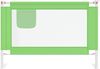 vidaXL Kleinkind Bettschutzgitter Bettgitter Kinderbettgitter Babybettgitter Gitter Kinderbett Babybett Rausfallschutz Grün 100x25 cm Stoff Bild 4
