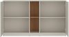Lomadox Jugendzimmer-Set FIER-129, (Sparset, 4-tlg, Bett Sideboard Kleiderschrank Schreibtisch), kaschmir mit Eiche, Jugendbett 120x200cm, grifflos Bild 3