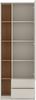 Lomadox Jugendzimmer-Set FIER-129, (Sparset, 4-tlg, Bett Sideboard Kleiderschrank Schreibtisch), kaschmir mit Eiche, Jugendbett 120x200cm, grifflos Bild 5