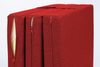 sunnypillow Premium Klappmatratze 120 x 195 x 15 cm Rot | 3-teilige Faltmatratze mit abnehmbarem Bezug | Schaumstoff extra dick 15cm | Matratze faltbar klappbar Gästematratze Reisematratze | Bild 5