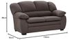 Mivano Sofas, Kunstleder, 159 x 88 x 92 cm Bild 2