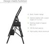 WENKO Alu-Klapptrittleiter Compact 2-stufig Schwarz Bild 3