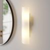 Lindby Wandleuchte Ophelia, Glas Weiß IP20, 2 x 10 W LED Bild 2