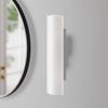 Lindby Wandleuchte Ophelia, Glas Weiß IP20, 2 x 10 W LED Bild 4