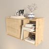 Stylish Oak Wall Shelf, 65 x 30 x 22 cm | 100% Melamine Coated Particle Board, 8 mm Thick | Perfect for Modern Home Decor & Organization Bild 3