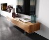 Lowboard New Live-Edge 145 cm Akazie Natur 3 Türen Acrylfuß Bild 3