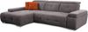 CAVADORE Ecksofa Mistrel mit Longchair XL links / Große Eck-Couch im modernen Design / Inkl. verstellbaren Kopfteilen / Wellenunterfederung / 273 x 77 x 173 / Kati Fango Bild 5