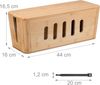 Relaxdays Kabelbox aus Bambus Bild 4