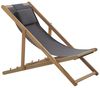 Gartenliege Holz Heller Holzfarbton AVELLINO Bild 5