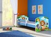 ACMA Kinderbett Jugendbett mit Einer Schublade und Matratze Blau mit Rausfallschutz Lattenrost II 140x70 160x80 180x80 (02 Animals, 160x80) Bild 2