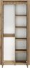 Kleiderschrank ""Artis"" Drehtürenschrank 92cm Artisan Eiche MDF Bild 4