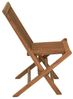 Outdoor Klappstuhl RIVA, Braun, Teakholz massiv, Klappbar, (1 St), B 43 x H 89 x T 47 cm Bild 4