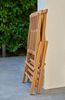 Outdoor Klappstuhl RIVA, Braun, Teakholz massiv, Klappbar, (1 St), B 43 x H 89 x T 47 cm Bild 3