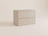 Vente-unique - ONDIL Waschbeckenmöbel Holz, Platte Beige - B 45 cm x H 60 cm x L 80 cm Bild 4