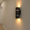 LED Wandlampe, schwarz, UP DOWN, H 20 cm Bild 4