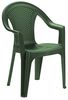 Stapelstuhl Gartenstuhl Outdoorstuhl Kunststoff Rattan-Optik Grün Bild 3