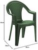 Stapelstuhl Gartenstuhl Outdoorstuhl Kunststoff Rattan-Optik Grün Bild 2