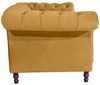 Ivette Sofa 3-Sitzer Samtvelours Mais Buche Nussbaumfarben Bild 5