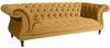 Ivette Sofa 3-Sitzer Samtvelours Mais Buche Nussbaumfarben Bild 4