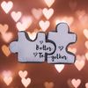 Puzzlekissen Kissen Puzzle Dekokissen Pärchen 2er Set Paare better together Bild 5