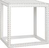 SAFAVIEH Glam Wooden Accent Table, in White, 40 X 60 X 59.94 Bild 4