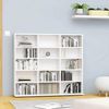 vidaXL CD-Regal Weiß 100x23x89,5 cm Holzwerkstoff 801787 Bild 3
