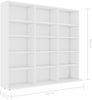 vidaXL CD-Regal Weiß 100x23x89,5 cm Holzwerkstoff 801787 Bild 4