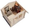 Alpholz Garten- und Gerätehaus Roger Gartenhaus aus Holz in Pinie Holzhaus mit 34 mm Wandstärke Blockbohlenhaus mit Montagematerial Bild 3