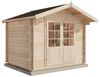 Alpholz Garten- und Gerätehaus Roger Gartenhaus aus Holz in Pinie Holzhaus mit 34 mm Wandstärke Blockbohlenhaus mit Montagematerial Bild 2