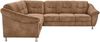 Cavadore Ecksofa Salisa mit Federkern / Polsterecke im klassischen Design / inkl. Bettfunktion / 264 x 86 x 244 / Mikrofaser Beige Bild 3