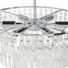 'Ameneiro' Kronleuchter 6-flammig, Metall transparent silber Kristall-Optik, 45 x 45 x 42 cm Bild 5