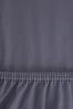 r-up Passt Spannbettlaken 180x200-200x220 bis 35cm Höhe dunkelgrau 100% Baumwolle 130g/m² Bild 3