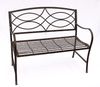 DanDiBo Gartenbank Metall Braun Wetterfest 109 cm Sitzbank 111185 2-Sitzer Bank Eisenbank Baumbank Parkbank Bild 2