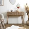 HOME DECO FACTORY Klaus Konsolentisch, Eingangsbereich, Wohnzimmer, Holzwerkstoff, braun, 100 x 80 x 35 Bild 2