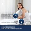 billerbeck Nackenstützkissen Belair, Kissen 40x80 cm, geeignet für Hausstauballergiker, Füllung: VITA TALALAY® - Latex, Bezug: Kuschelweicher Batist (100% Baumwolle), versteppt mit AIRTEC® (100% Polyester), Bauchschläfer, Rückenschläfer, Seitenschläfer Bild 5