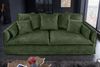 riess-ambiente 3-Sitzer HEAVEN 210cm dunkelgrün · Hussensofa mit Kissen und abnehmbaren Bezug, Einzelartikel 1 Teile, Wohnzimmer-Couch · Samt-Bezug · Federkern-Polsterung · Landhausstil Bild 5