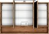Badezimmer Spiegelschrank 3D inkl. LED-Beleuchtung LOUNY-03, Wotaneiche Nb, B/H/T: ca. 100/64/20 cm Bild 4