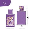 MTOnlinehandel Bettwäsche Unicorn Academy 135x200 + 80x80 cm, Kinder Geschenkidee, Microfaser, 2 teilig, Wende-Motiv mit Sophia & Wildstar • Einhorn Bild 4